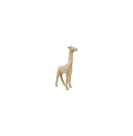 Girafe papier mâché ht 28 cm