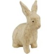 Lapin assis papier maché env 12 cm