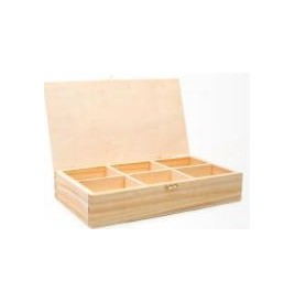 Coffret bois à tisane 300x160x60