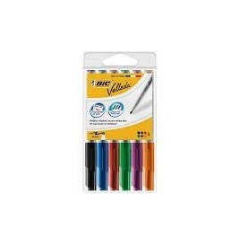 Pochette 6 marqueurs pour tableau blanc Velleda Bic assortis pointe og
