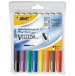 Pochette 8 feutres velleda Bic assortis pointe ogive