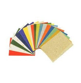 Papier naturel 23 x33 cm 18 fles assorties