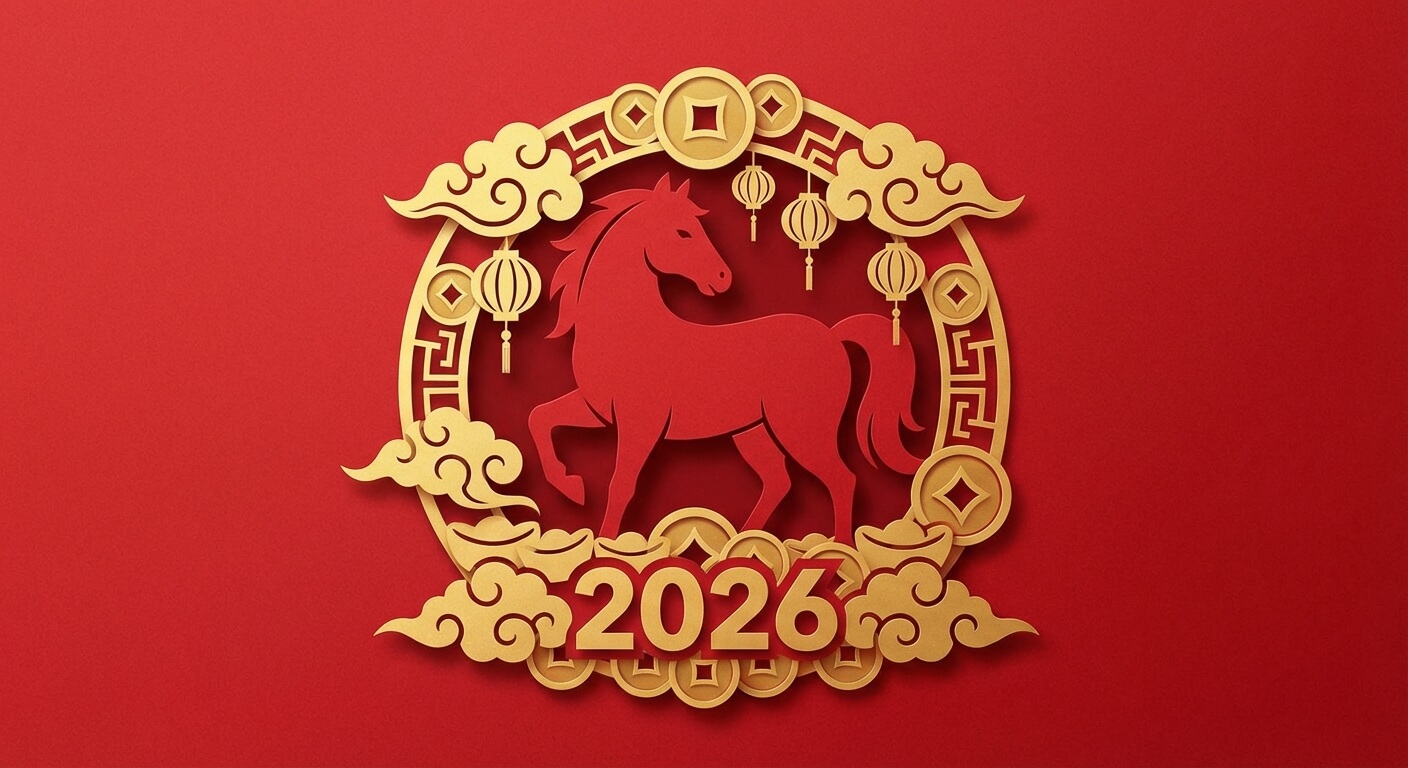 Nouvel an chinois 2026, cheval de feu